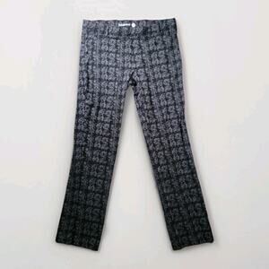 Betabrand Womens L Printed Pullon Straight Yoga Pants